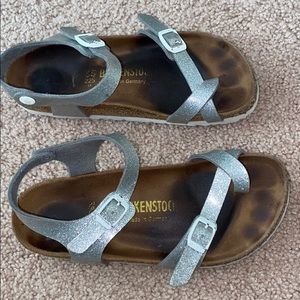 Sparkling Birkenstock sandals fits size 6 US✨